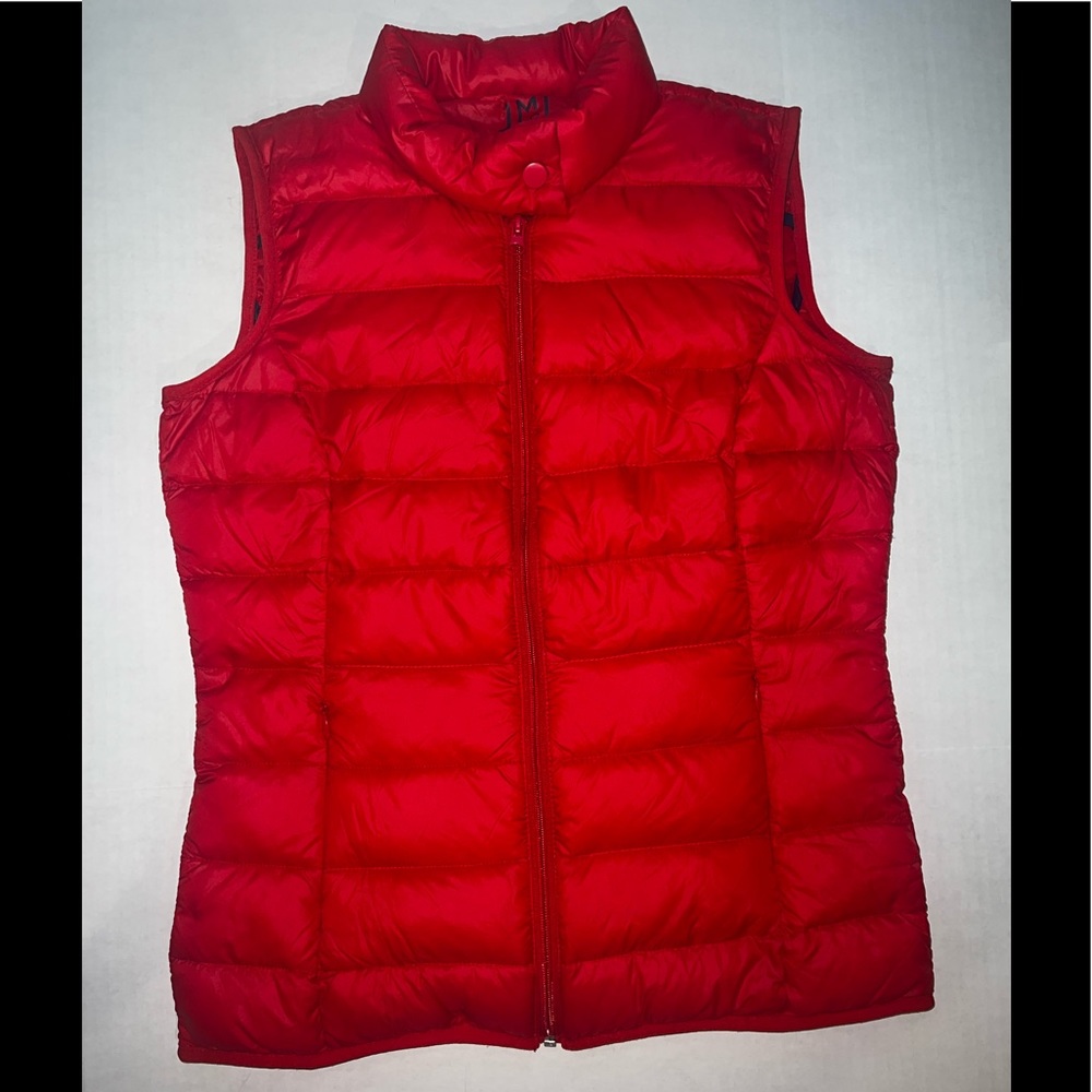 J. Mclaughlin Red Down Packable Down Vest - image 2